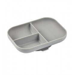 SET VAJILLA+TAZA SILICONA AZUL