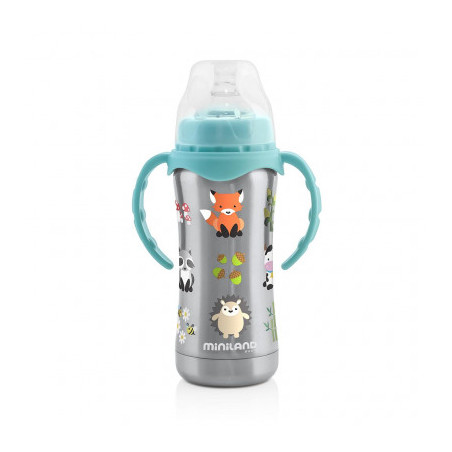 BOTELLA TERMICA THERMOBABY SILVER 180ML