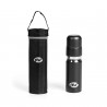 TERMO LIQUIDOS NEGRO/PLATA CON FUNDA
