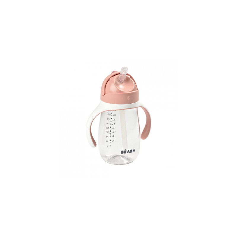 TAZA ANTIGOTEO C/ASAS C/CAÑITA 300ML OLD PINK