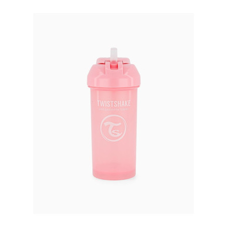TWISTSHAKE TAZA CAÑITA 360ML PASTEL ROSA