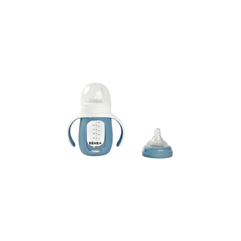 BIBERON CON ASAS CRISTAL 210M L WINDY BLUE