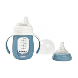 BIBERON CON ASAS CRISTAL 210M L WINDY BLUE