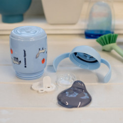 VASO APRENDIZAJE C/ASAS SIPPEE 300ML AZUL