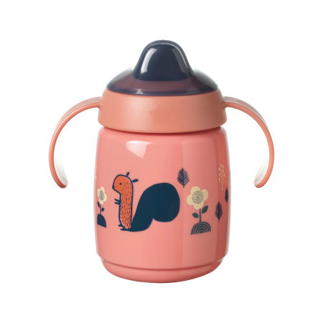 VASO APRENDIZAJE C/ASAS SIPPEE 300ML ROSA