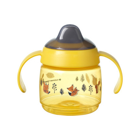VASO APRENDIZAJE C/ASAS SIPPEE 190ML AMARILLO