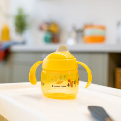 VASO APRENDIZAJE C/ASAS SIPPEE 190ML AMARILLO