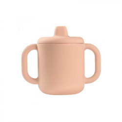 TAZA DE APRENDIZAJE SILICONA ROSA
