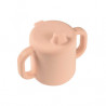 TAZA DE APRENDIZAJE SILICONA ROSA