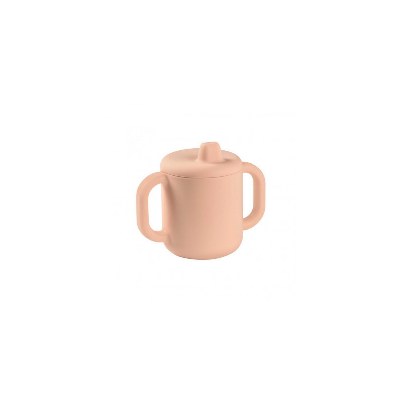 TAZA DE APRENDIZAJE SILICONA ROSA