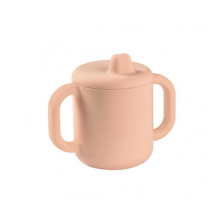 TAZA DE APRENDIZAJE SILICONA ROSA
