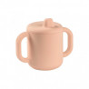 TAZA DE APRENDIZAJE SILICONA ROSA