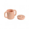 TAZA DE APRENDIZAJE SILICONA ROSA