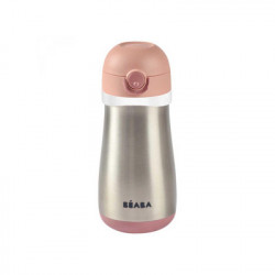 BOTELLA CANTIMPLORA INOX 350ML C/ASAS ROSA
