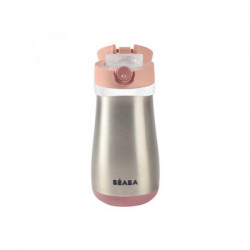 BOTELLA CANTIMPLORA INOX 350ML C/ASAS ROSA