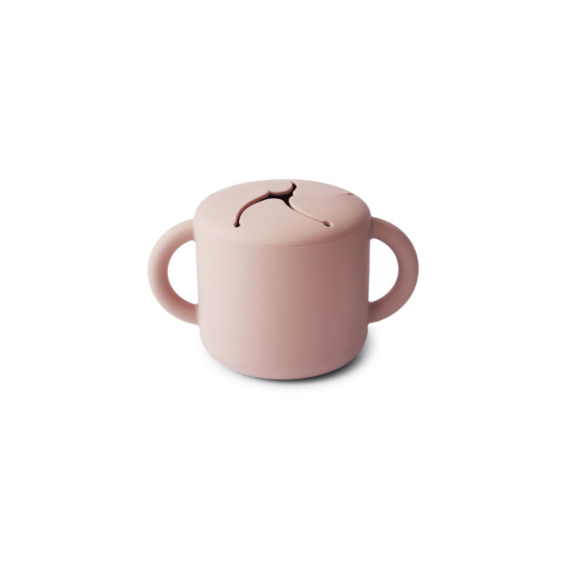 Taza para snack silicona SOLID Blush