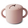 Taza para snack silicona SOLID Blush