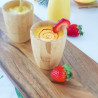 VASO BAMBOO 240ML GRIS ECO RASCALS PAJITA
