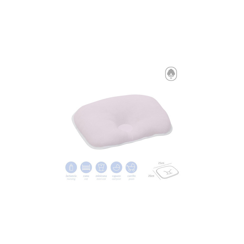 COJIN DE BRAZO LISO E ROSA