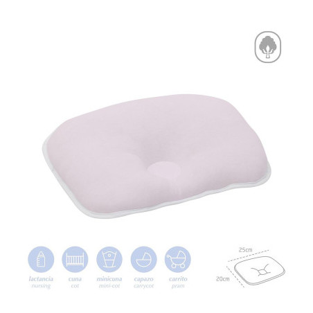 COJIN DE BRAZO LISO E ROSA