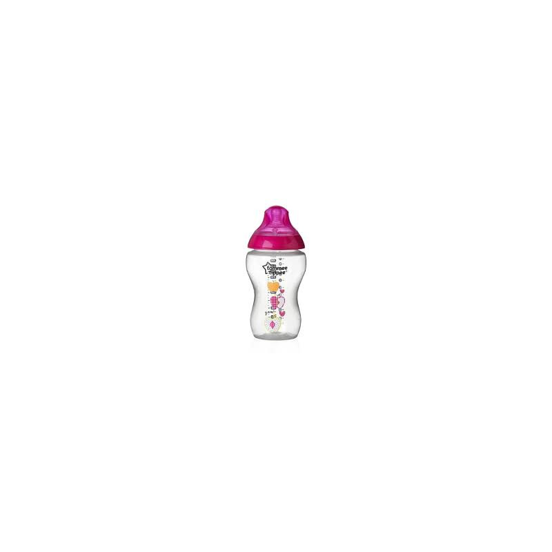 BIBERON CTN 340ML DECORADO ROSA LILA