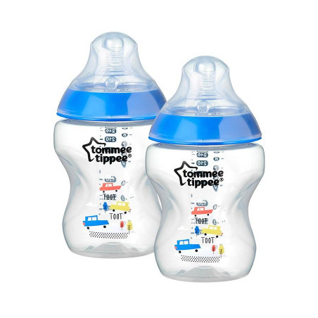 PACK DE 2 BIBERONES CTN 340ML DECOR.LBA