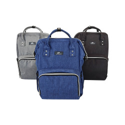 BOLSO MOCHILA MOMMYBAG GREY MELANGE