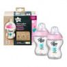PACK DE 2 BIBERON CTN 260 DEC. NIÑA