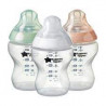 PACK CLOSER TO NATURE 3 BIBERONES 260ML BLANCO/ROSA/VERDE