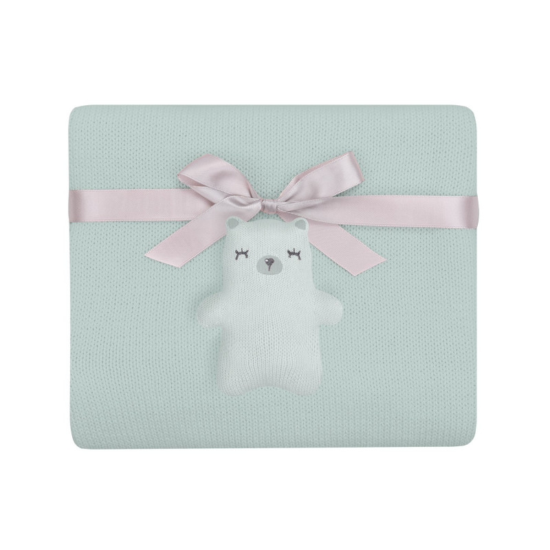 MANTA DE PUNTO OSO MINT