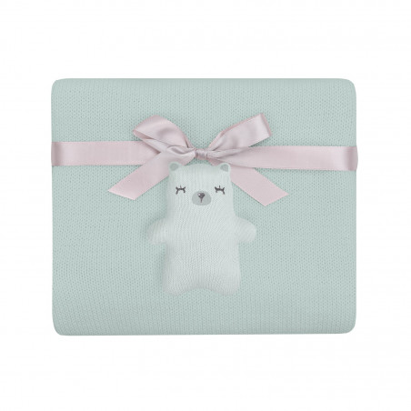 MANTA DE PUNTO OSO MINT