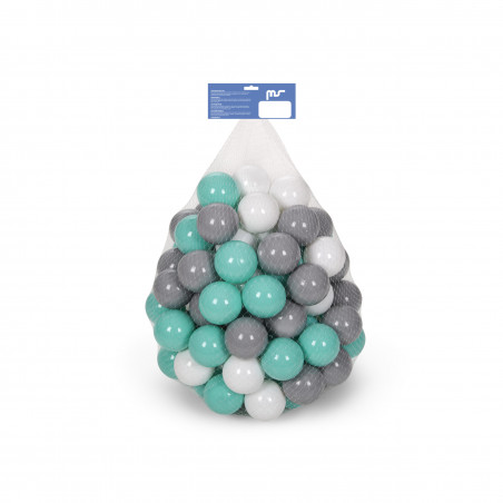 PACK DE 100 BOLAS 7 cm DIAMETRO MINT