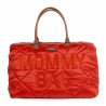 BOLSO MOMMY BAG GRANDE ACOLCHADO ROJO