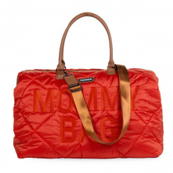 BOLSO MOMMY BAG GRANDE ACOLCHADO ROJO