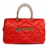 BOLSO MOMMY BAG GRANDE ACOLCHADO ROJO