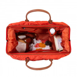 BOLSO MOMMY BAG GRANDE ACOLCHADO ROJO