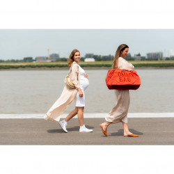 BOLSO MOMMY BAG GRANDE ACOLCHADO ROJO
