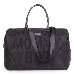 BOLSO MOMMY BAG GRANDE ACOLCHADO NEGRO