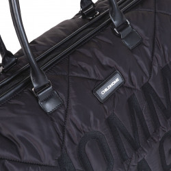 BOLSO MOMMY BAG GRANDE ACOLCHADO NEGRO