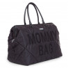 BOLSO MOMMY BAG GRANDE ACOLCHADO NEGRO