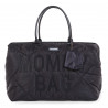 BOLSO MOMMY BAG GRANDE ACOLCHADO NEGRO