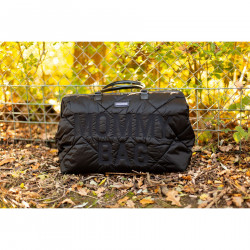 BOLSO MOMMY BAG GRANDE ACOLCHADO NEGRO