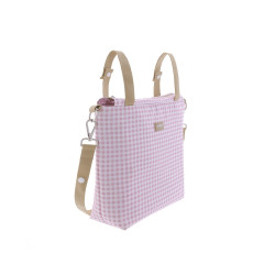BOLSO TALEGA VICHY ROSA