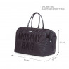 BOLSO MOMMY BAG GRANDE ACOLCHADO NEGRO