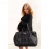 BOLSO MOMMY BAG GRANDE ACOLCHADO NEGRO