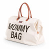 BOLSO MOMMY BAG GRANDE CRUDO/NEGRO