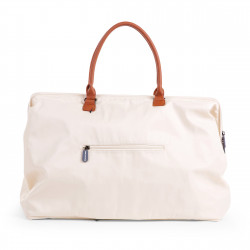 BOLSO MOMMY BAG GRANDE CRUDO/NEGRO