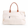 BOLSO MOMMY BAG GRANDE CRUDO/NEGRO