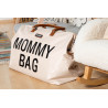 BOLSO MOMMY BAG GRANDE CRUDO/NEGRO