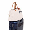 BOLSO MOMMY BAG GRANDE CRUDO/NEGRO